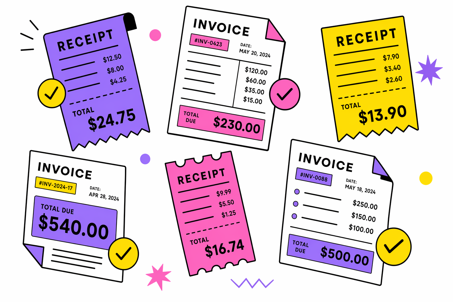 Receipts